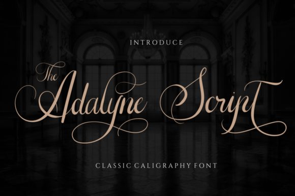 The Adelyne Font Poster 1