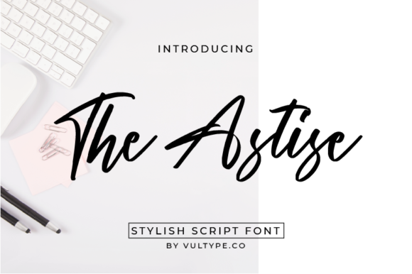 The Astise Font Poster 1