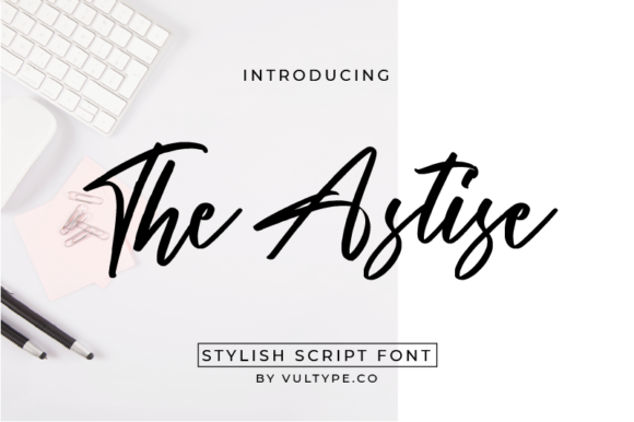 The Astise Font The Astise Font Poster 1