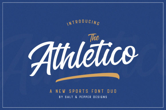 The Athletico Font Poster 1
