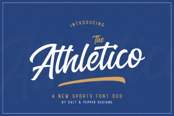 The Athletico Font The Athletico Font Poster 1