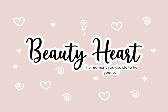 The Beautiful Night Font Poster 2