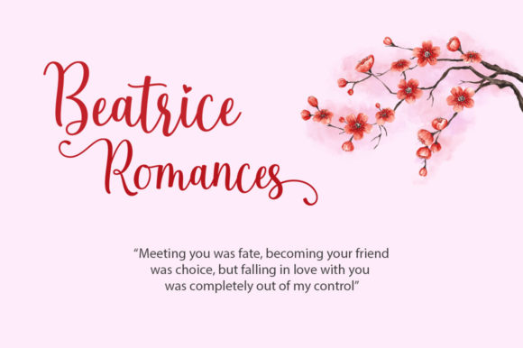 The Beautiful Night Font Poster 3