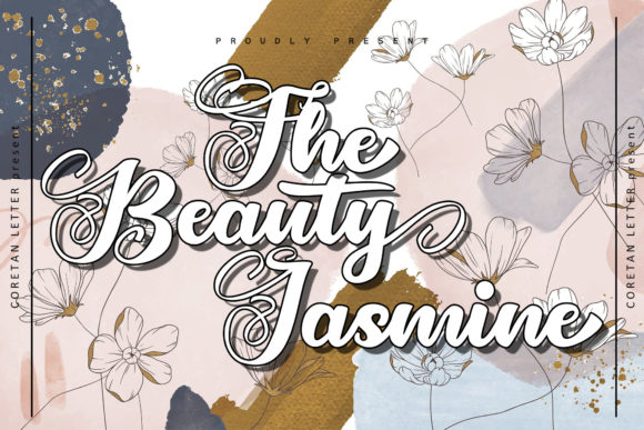 The Beauty Jasmine Font Poster 1