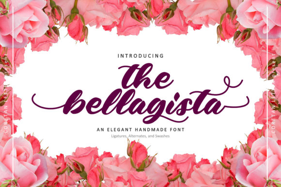The Bellagista Font Poster 1