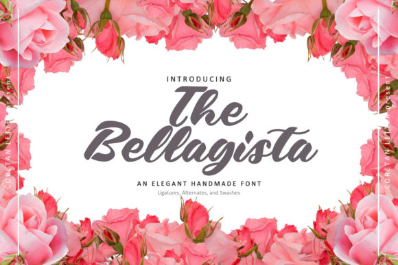 The Bellagista Font Poster 2