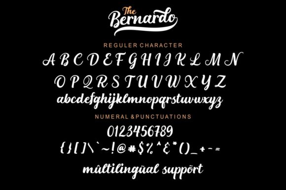 The Bernardo Font Poster 7
