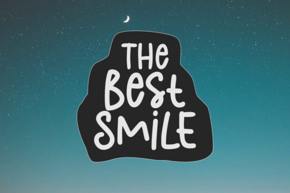 The Best Smile Font Poster 1