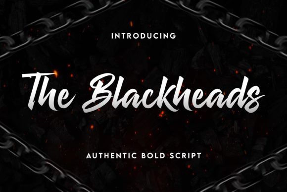 The Blackheads Font Poster 1
