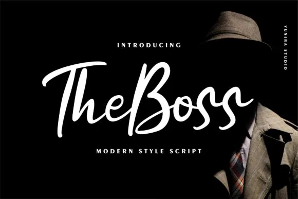 The Boss Font The Boss Font Poster 1