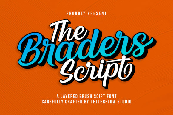 The Braders Script Font Poster 1