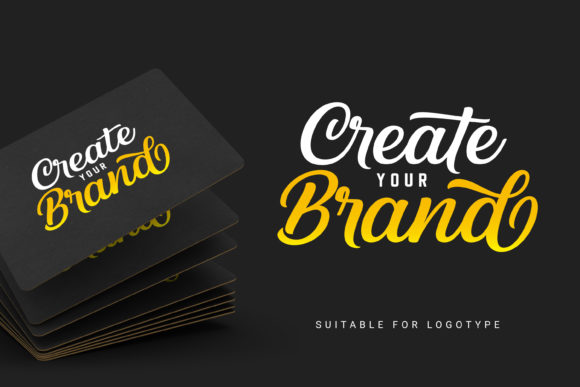 The Braders Script Font Poster 2