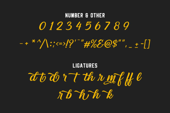 The Braders Script Font Poster 10