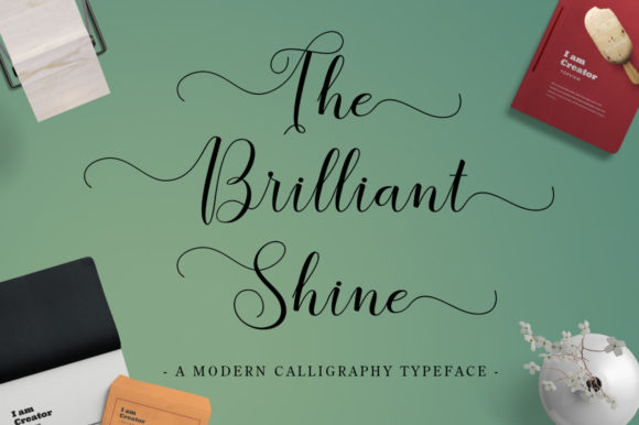 The Brilliant Shine Font Poster 1