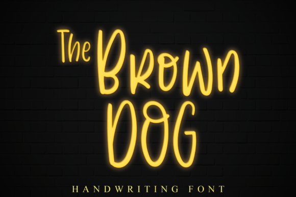 The Brown Dog Font