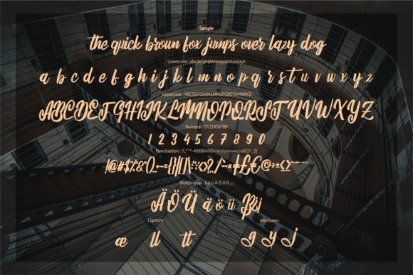 The Bustonh Font Poster 6