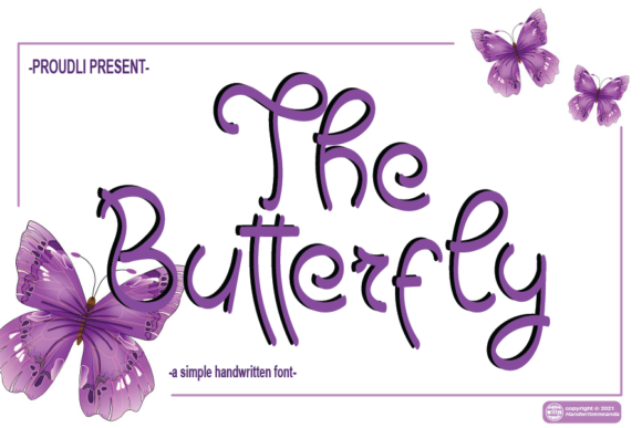 The Butterfly Font