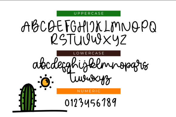 The Cactus Font Poster 3