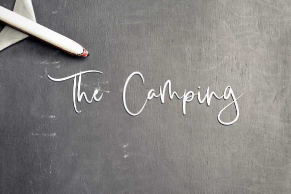 The Camping Font