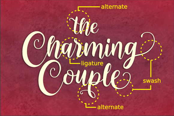 The Charming Couple Font Poster 1