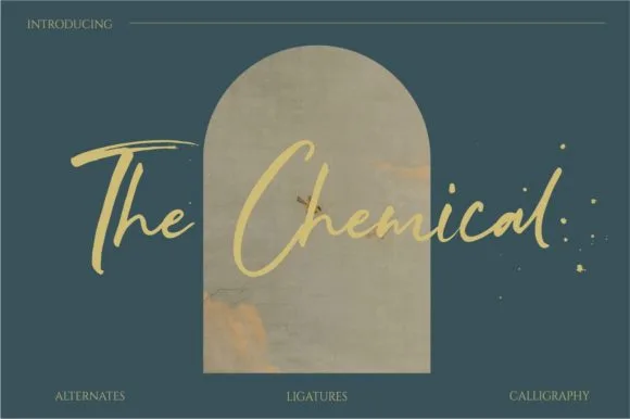 The Chemical Font The Chemical Font Poster 1