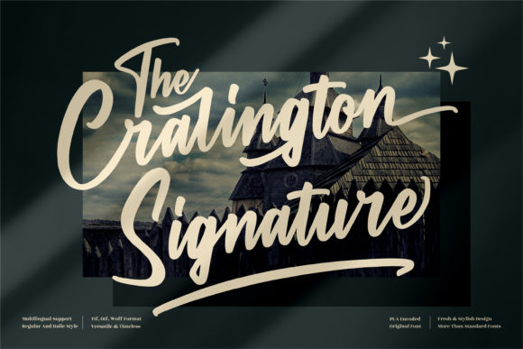 The Cralington Signature Font