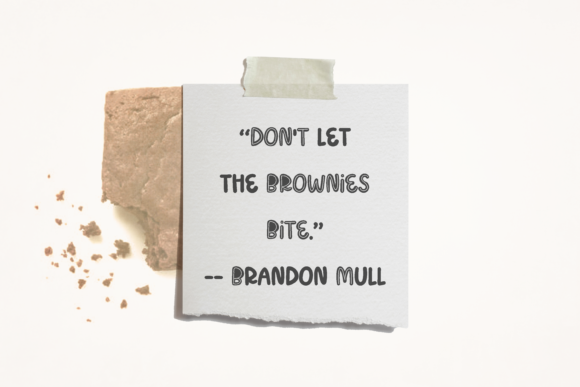 The Crispy Brownies Font Poster 2