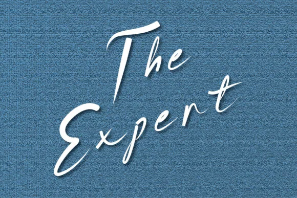 The Expert Font The Expert Font Poster 1