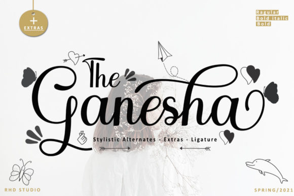 The Ganesha Font Poster 1