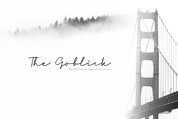 The Goblick Font Poster 1