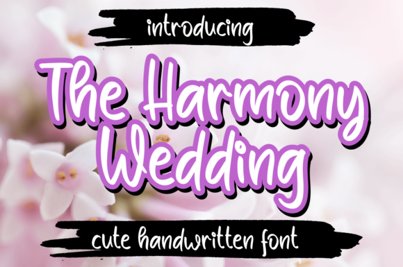 The Harmony Wedding Font