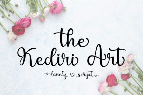 The Kedri Art Font Poster 1