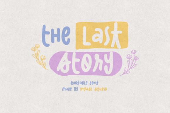 The Last Story Font Poster 1
