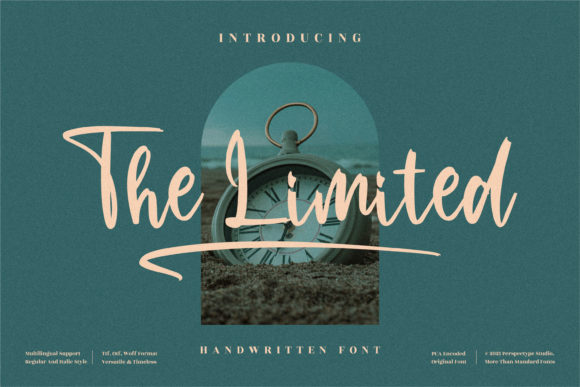 The Limited Font Poster 1