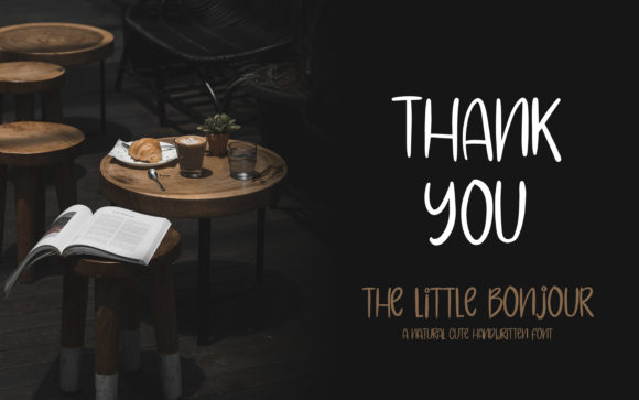 The Little Bonjour Font Poster 12