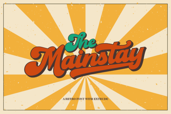 The Mainstay Font Poster 1
