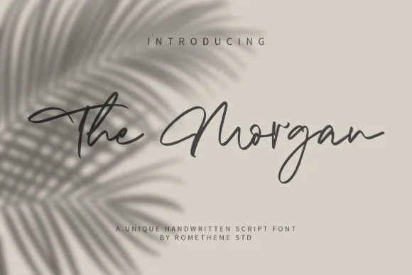 The Morgan Font The Morgan Font Poster 1