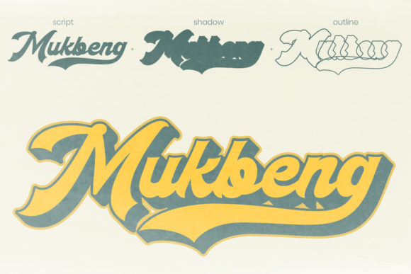 The Mukbeng Font Poster 2