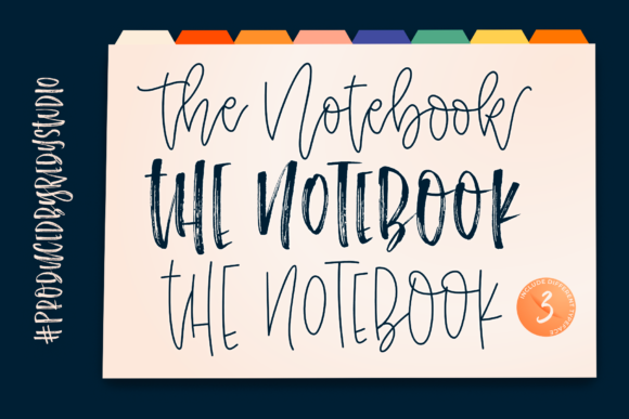 The Notebook Font