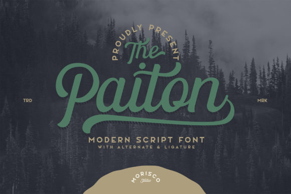 The Paiton Font Poster 1