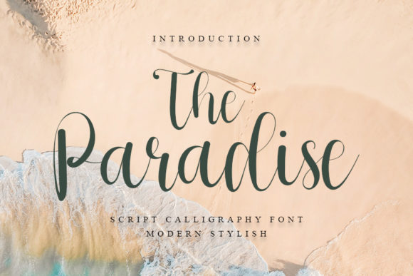 The Paradise Font Poster 1