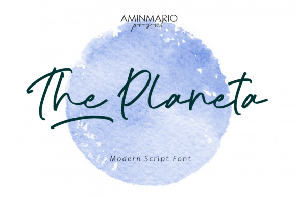 The Planeta Font Poster 1