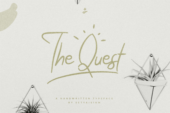 The Quest Font Poster 1