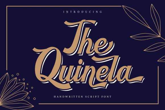 The Quinela Font Poster 1