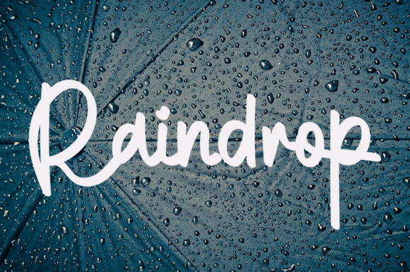 The Rain Font Poster 3