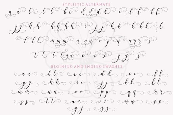 The Romance Font Poster 12