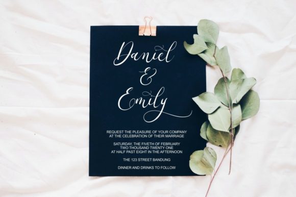 The Romance Font Poster 6