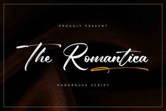 The Romantica Font Poster 1