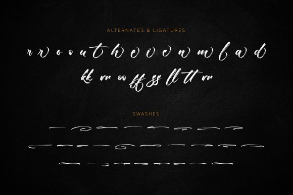 The Romantica Font Poster 11