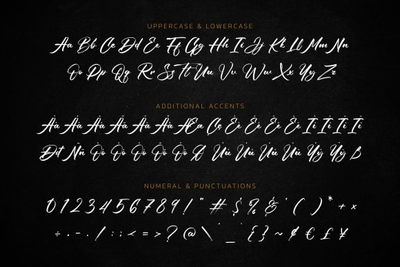 The Romantica Font Poster 10